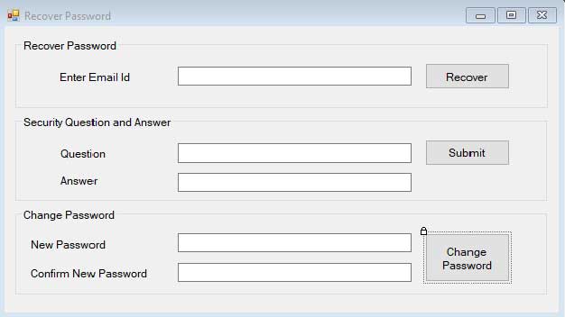 Advance Login System_Recover Password