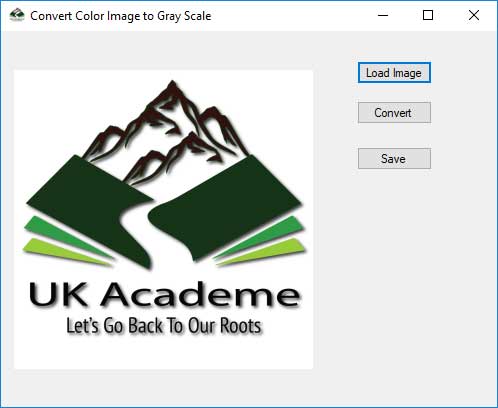 Convert Color Image To Gray-scale Image Example