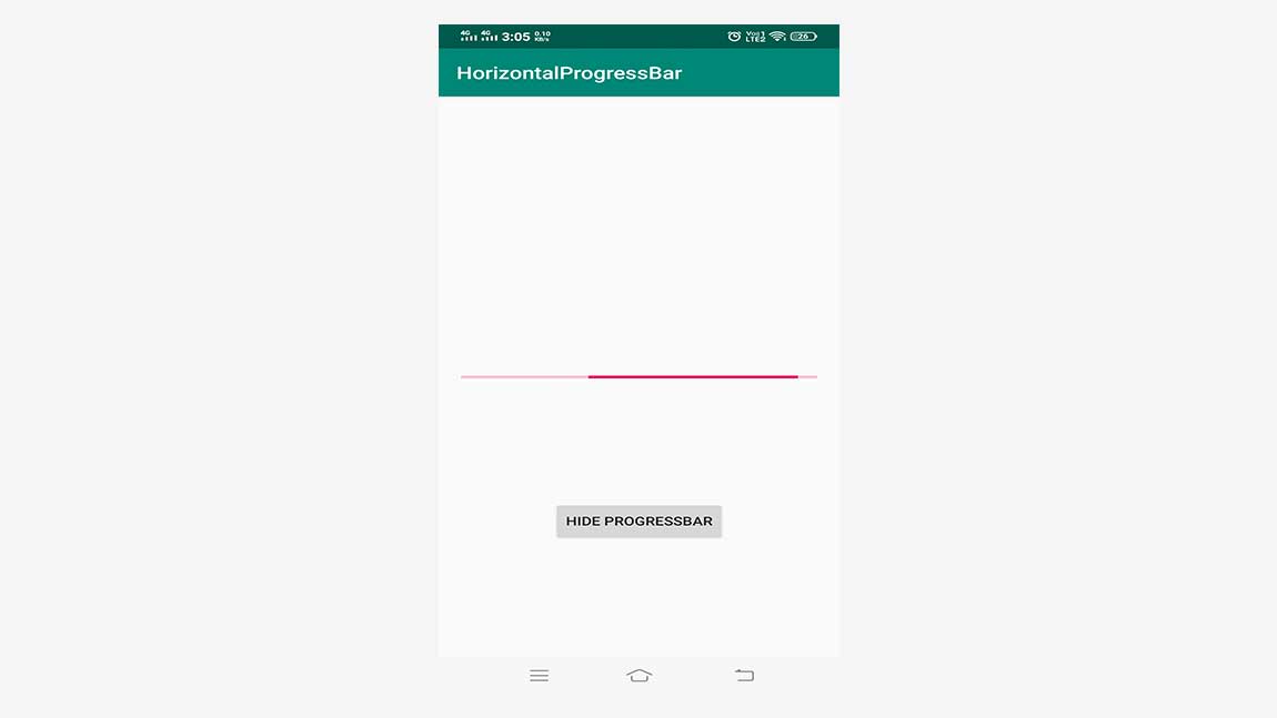 Android GUI Android_Horizontal_ProgressBar