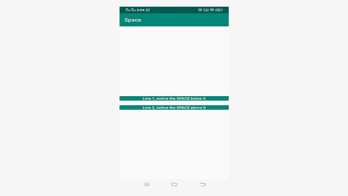 Android GUI Android Space 