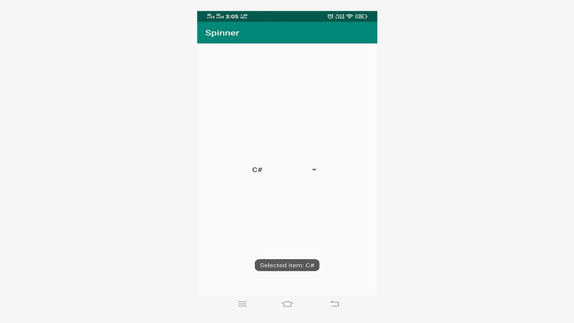 Android GUI Android_Spinner