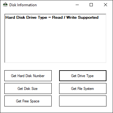 Get Drive Type of Hard Disk in C#